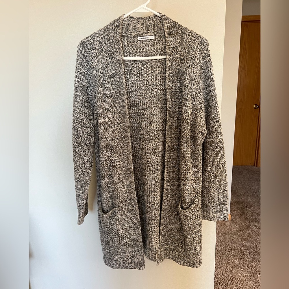 Pink Clover cardigan sweater